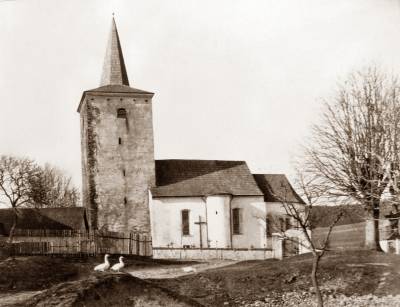 Kostel na konci 19. století