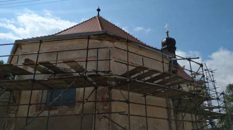 Oprava kostela sv. Judy