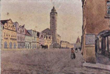 Domažlice v roce 1917