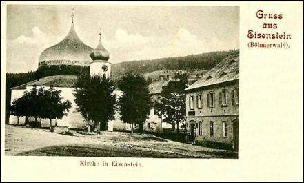 Železná Ruda – kostel (1900)