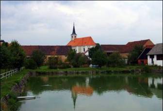 Pohled od rybníka